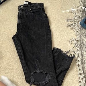 Abercrombie high rise mom Jean